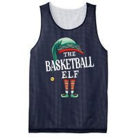 Basketball Elf Christmas Group Xmas Pajama Party Mesh Reversible Basketball Jersey Tank