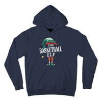 Basketball Elf Christmas Group Xmas Pajama Party Tall Hoodie