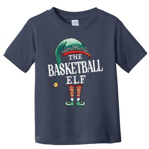 Basketball Elf Christmas Group Xmas Pajama Party Toddler T-Shirt