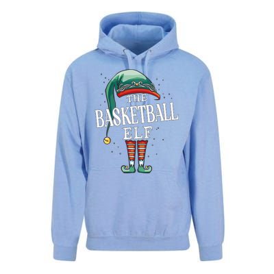 Basketball Elf Christmas Group Xmas Pajama Party Unisex Surf Hoodie