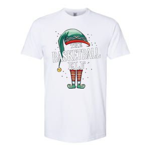 Basketball Elf Christmas Group Xmas Pajama Party Softstyle CVC T-Shirt