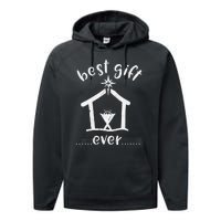 Best Ever Christmas Cool Jesus Nativity Scene Christian Performance Fleece Hoodie