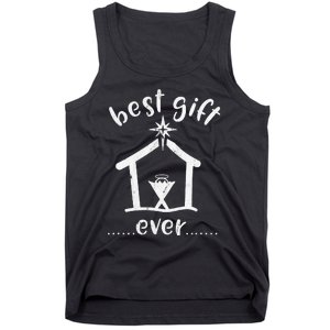 Best Ever Christmas Cool Jesus Nativity Scene Christian Tank Top