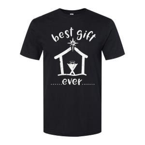 Best Ever Christmas Cool Jesus Nativity Scene Christian Softstyle CVC T-Shirt