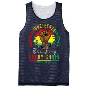 Breaking Every Chain Since 1865 Juneteenth Freedom Mesh Reversible Basketball Jersey Tank