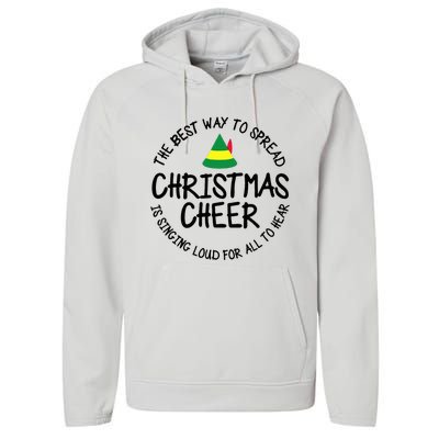 Buddy Elf Christmas Cheer 2024 Performance Fleece Hoodie