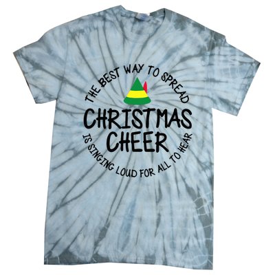 Buddy Elf Christmas Cheer 2024 Tie-Dye T-Shirt