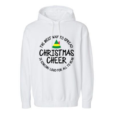 Buddy Elf Christmas Cheer 2024 Garment-Dyed Fleece Hoodie