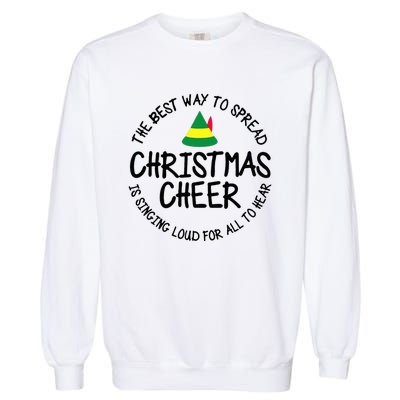 Buddy Elf Christmas Cheer 2024 Garment-Dyed Sweatshirt