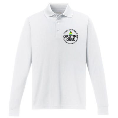 Buddy Elf Christmas Cheer 2024 Performance Long Sleeve Polo