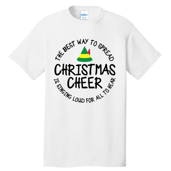 Buddy Elf Christmas Cheer 2024 Tall T-Shirt