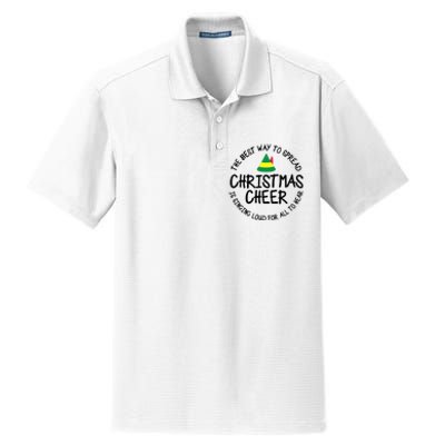 Buddy Elf Christmas Cheer 2024 Dry Zone Grid Polo