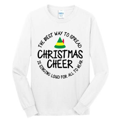 Buddy Elf Christmas Cheer 2024 Tall Long Sleeve T-Shirt