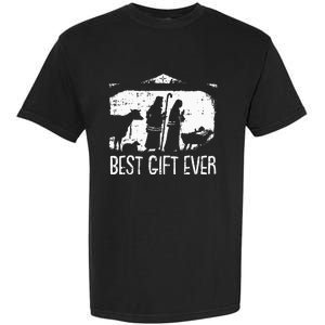 Best Ever Christmas Cool Jesus Nativity Scene Christian Garment-Dyed Heavyweight T-Shirt