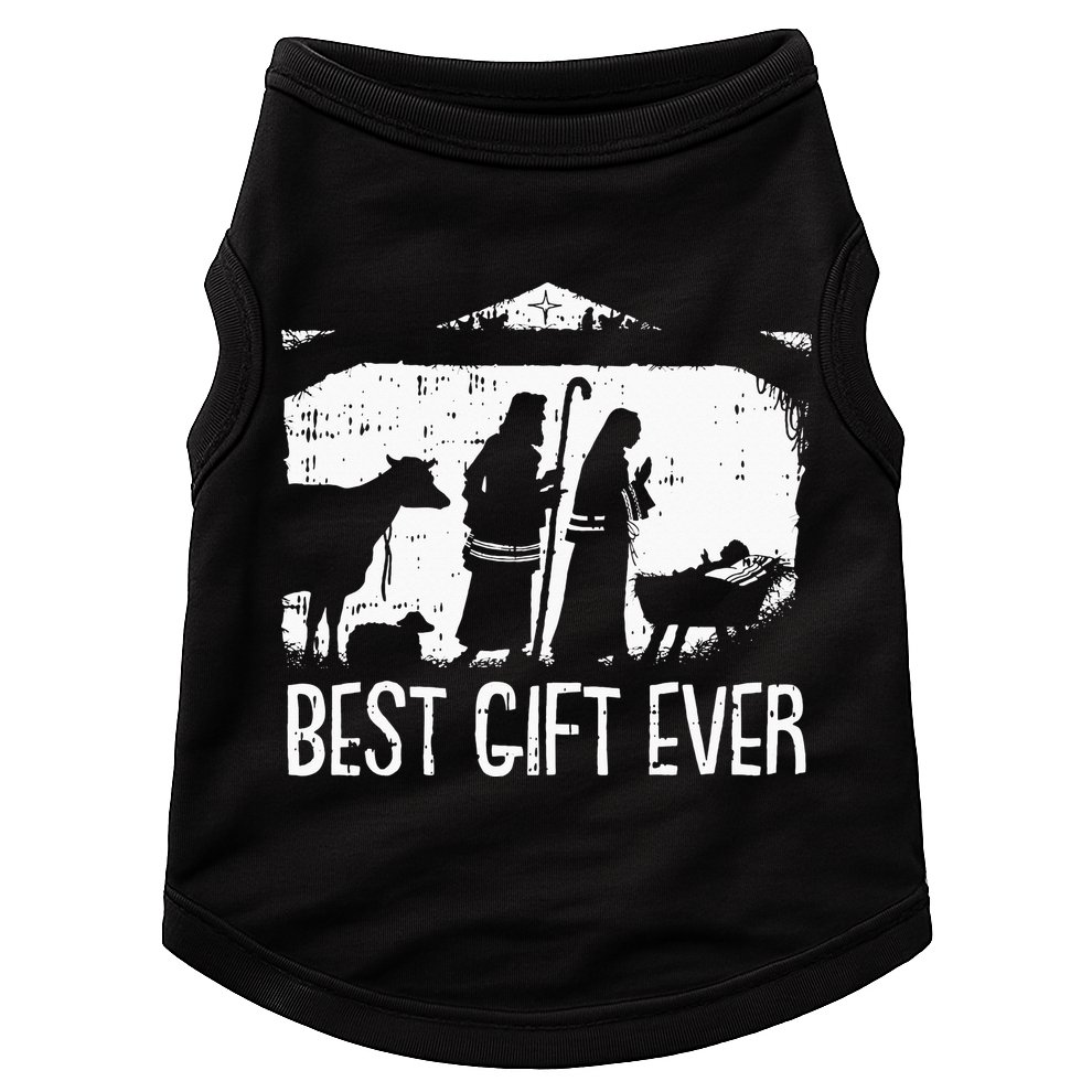 Best Ever Christmas Cool Jesus Nativity Scene Christian Doggie Tank