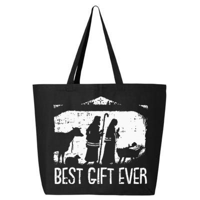 Best Ever Christmas Cool Jesus Nativity Scene Christian 25L Jumbo Tote