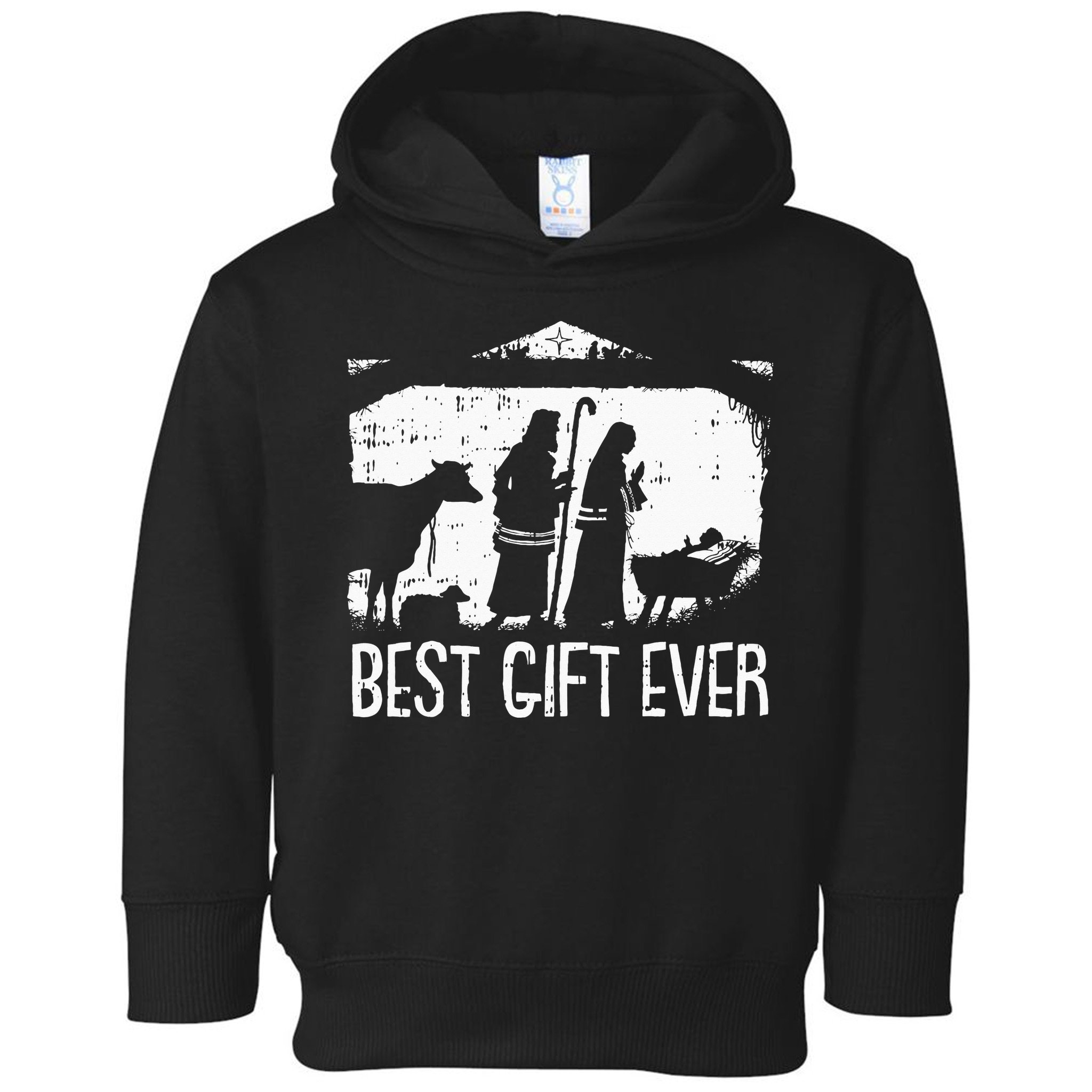 Best Ever Christmas Cool Jesus Nativity Scene Christian Toddler Hoodie