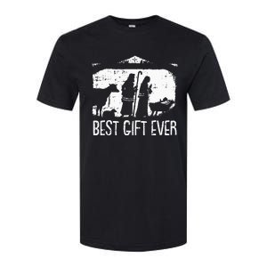 Best Ever Christmas Cool Jesus Nativity Scene Christian Softstyle CVC T-Shirt