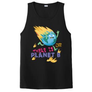 Burning Earth Cute Gift There Is No Planet B Great Gift PosiCharge Competitor Tank