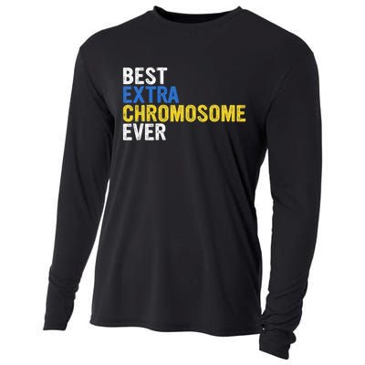 Best extra chromosome ever 321 March 21 Awareness  Cooling Performance Long Sleeve Crew