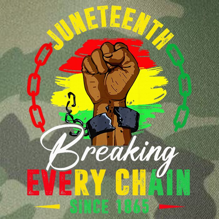 Breaking Every Chain Since 1865 Juneteenth Freedom Legacy Tie Dye Trucker Hat