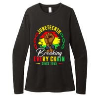 Breaking Every Chain Since 1865 Juneteenth Freedom Womens CVC Long Sleeve Shirt