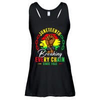 Breaking Every Chain Since 1865 Juneteenth Freedom Ladies Essential Flowy Tank