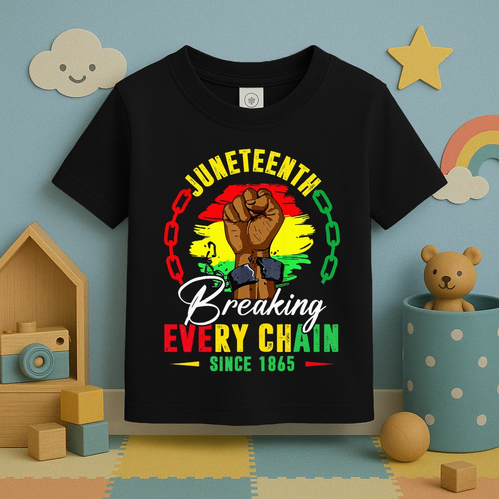 Breaking Every Chain Since 1865 Juneteenth Freedom Toddler T-Shirt