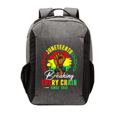 Breaking Every Chain Since 1865 Juneteenth Freedom Vector Backpack