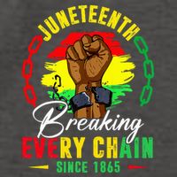Breaking Every Chain Since 1865 Juneteenth Freedom Vector Backpack