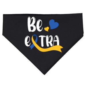 Be Extra Cute T21 World Down Syndrome Awareness Day USA-Made Doggie Bandana