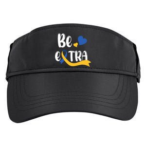 Be Extra Cute T21 World Down Syndrome Awareness Day Adult Drive Performance Visor