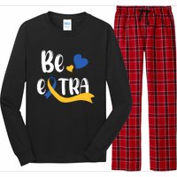 Be Extra Cute T21 World Down Syndrome Awareness Day Long Sleeve Pajama Set