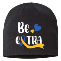 Be Extra Cute T21 World Down Syndrome Awareness Day Sustainable Beanie