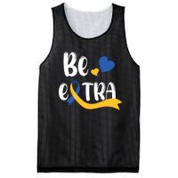 Be Extra Cute T21 World Down Syndrome Awareness Day Mesh Reversible Basketball Jersey Tank