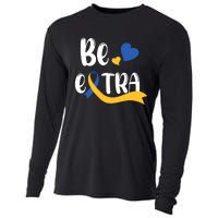 Be Extra Cute T21 World Down Syndrome Awareness Day Cooling Performance Long Sleeve Crew