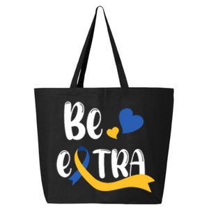 Be Extra Cute T21 World Down Syndrome Awareness Day 25L Jumbo Tote