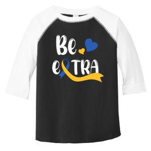 Be Extra Cute T21 World Down Syndrome Awareness Day Toddler Fine Jersey T-Shirt