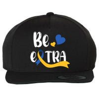 Be Extra Cute T21 World Down Syndrome Awareness Day Wool Snapback Cap