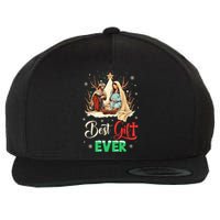 Best Ever Christmas Cool Jesus Nativity Scene Christian Wool Snapback Cap