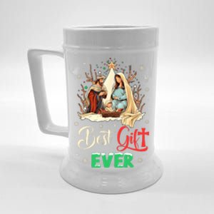 Best Ever Christmas Cool Jesus Nativity Scene Christian Beer Stein