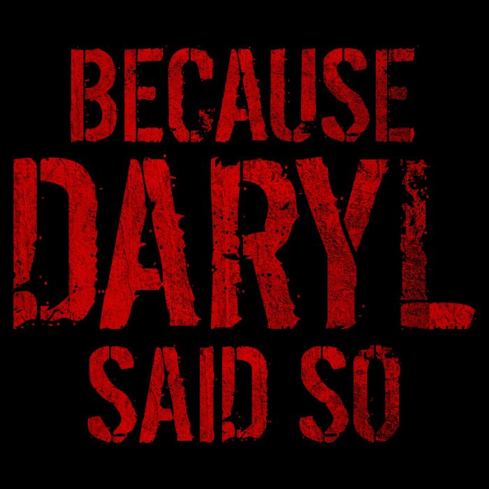 Because Daryl Said So Quote Short Acrylic Beanie
