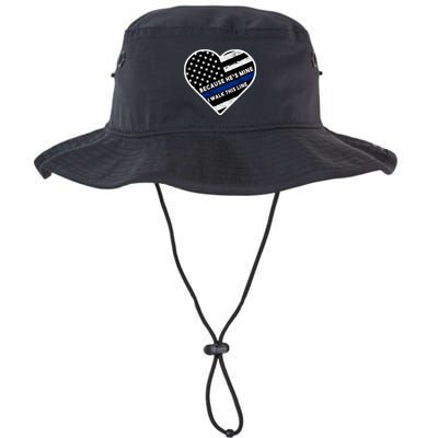 Because He's Mine I Walk This Line Back The Blue Bucket Hat