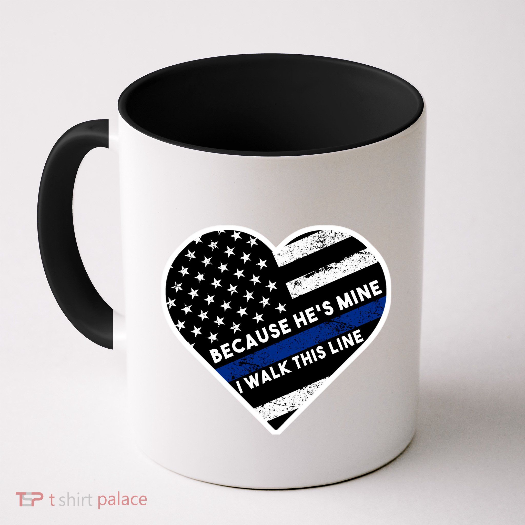 Because He's Mine I Walk This Line Back The Blue Mug