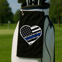 Because He's Mine I Walk This Line Back The Blue Golf Towel