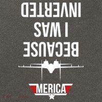 Because I Was Inverted Jet Fighter Cotton Canvas Backpack