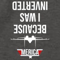 Because I Was Inverted Jet Fighter Vector Backpack