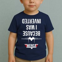 Because I Was Inverted Jet Fighter Toddler T-Shirt