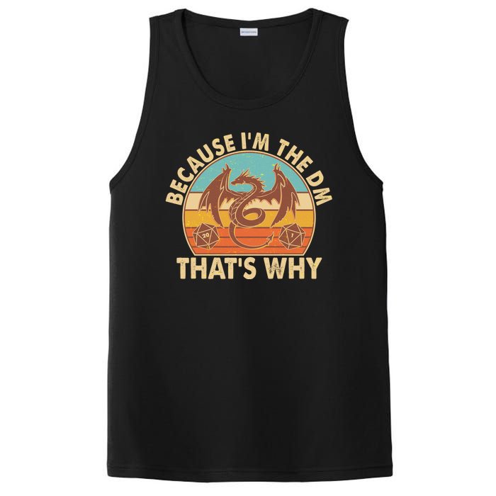 Because I'm the DM That's Why Vintage PosiCharge Competitor Tank