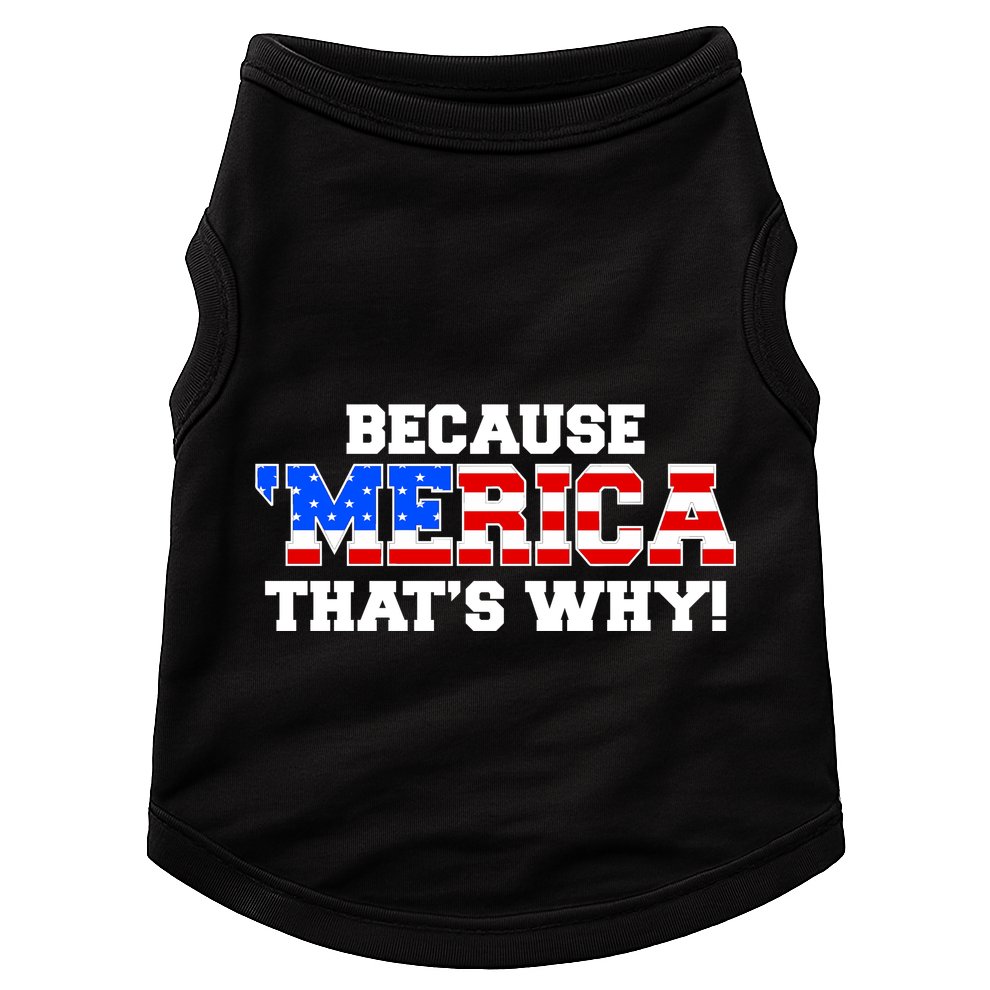 Because Merica Thats Why Doggie Tank